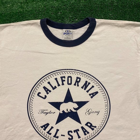 Converse Taylor Gang All Star Vintage Rap Hip Hop T-Shirt - Picture 2 of 4